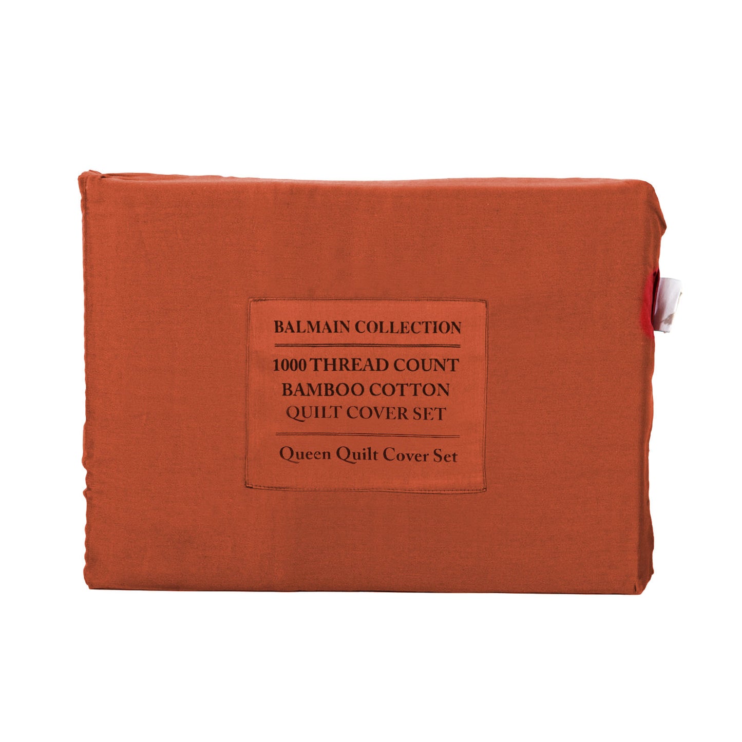 QUEEN 1000TC Bamboo Cotton Quilt Cover Sets - Brown