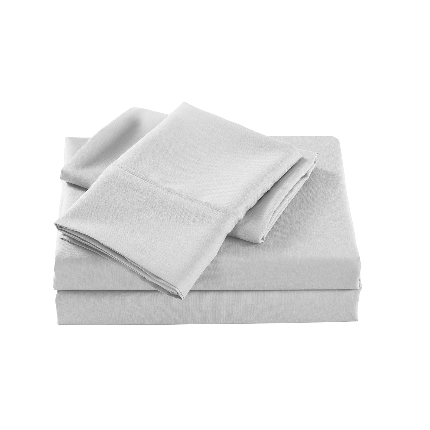 Double Royal Comfort Bamboo Cooling 2000TC Sheet Set - Pearl Stone