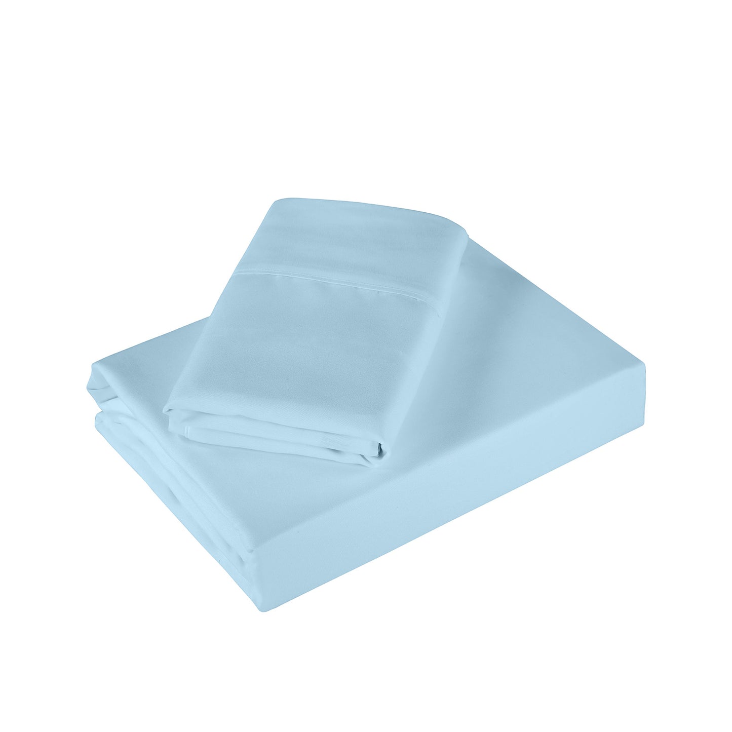Double Royal Comfort 1200TC Ultrasoft 4-Piece Sheet Set - Sky Blue