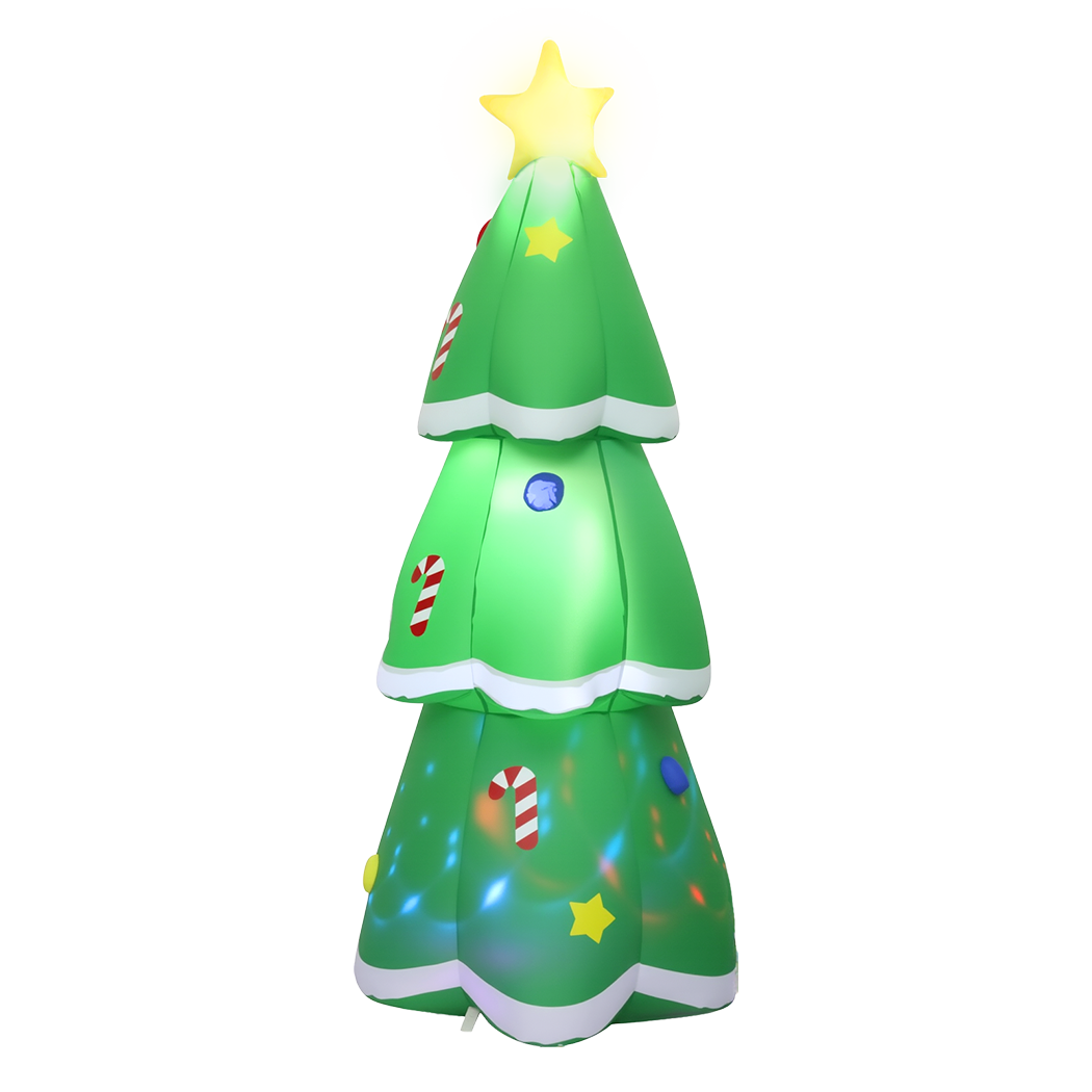Flashing Christmas Tree Christmas Inflatable Lights - 1.5M