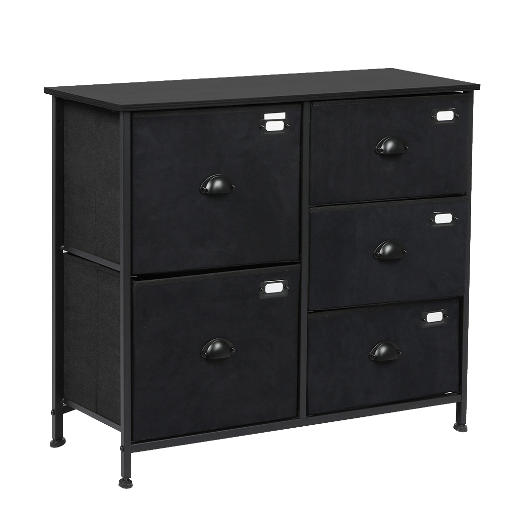 Levede Chest of 5 Drawers Storage Cabinet