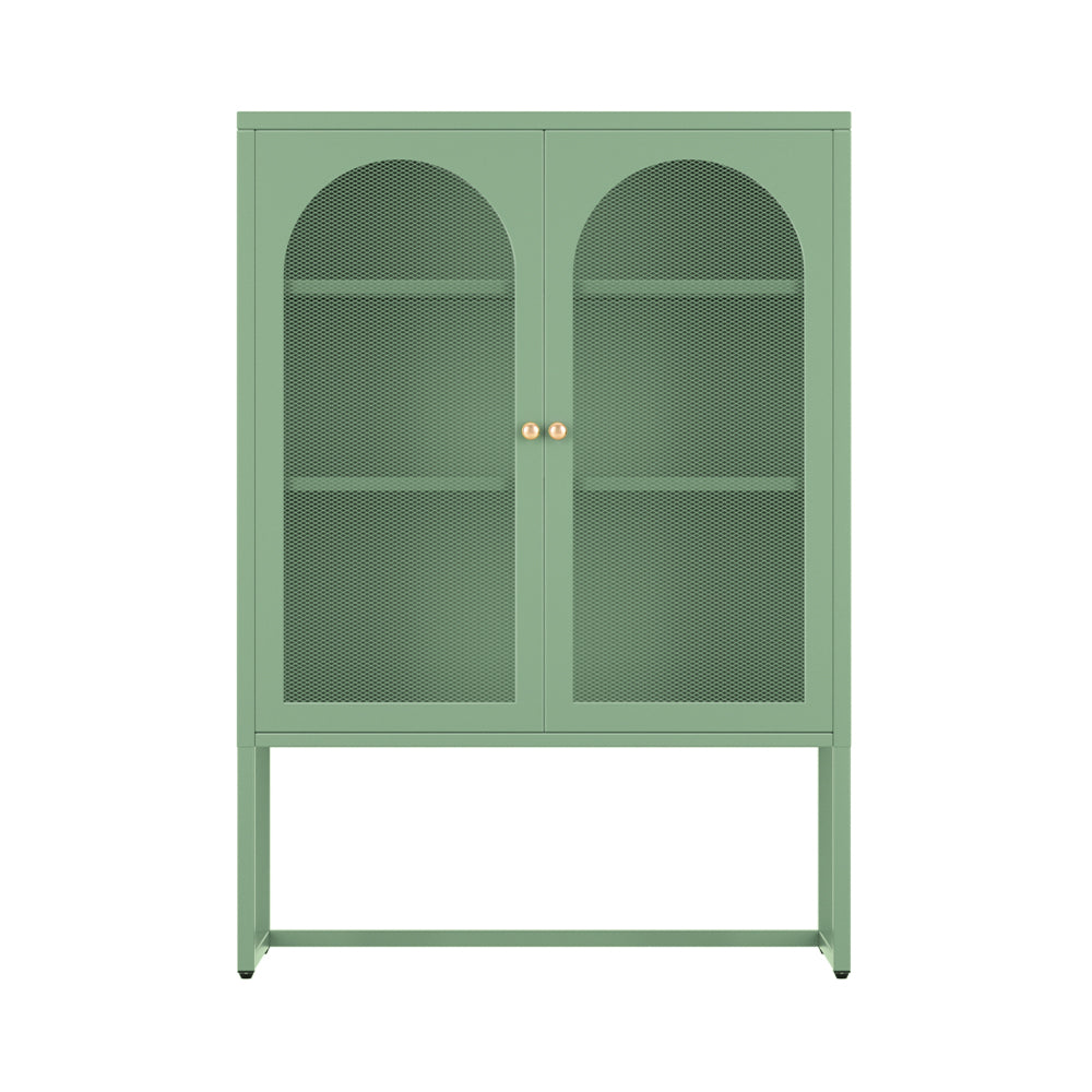 Kellen Metal Buffet Sideboard Cabinet - Green