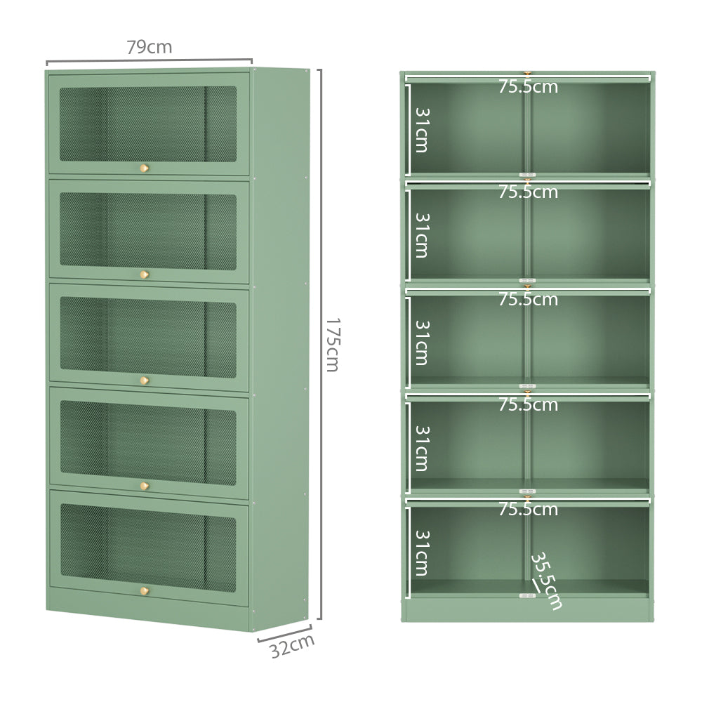 Kian Metal Buffet Sideboard Cabinet - Green