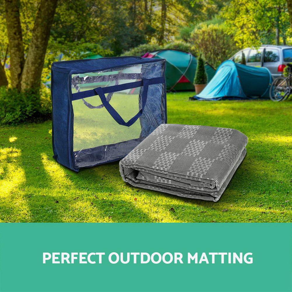 5M X 2.5M Annex Matting 600GSM Floor Mats Mesh Caravan Camping Annexe