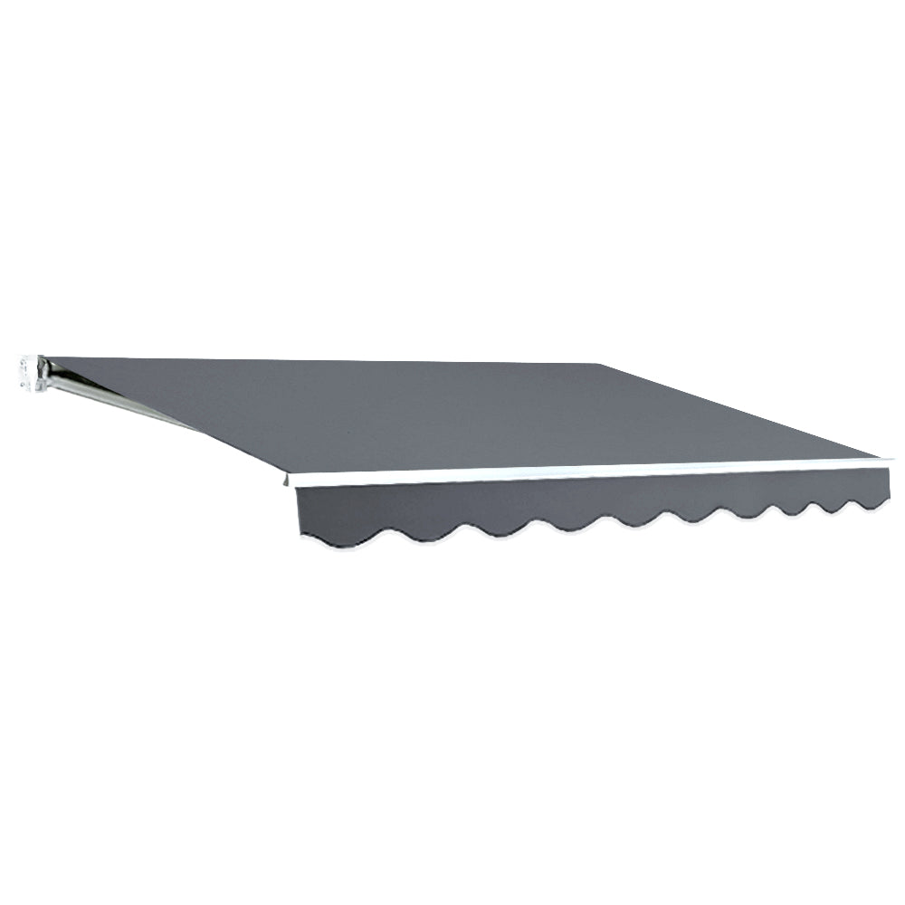 Folding Arm Awning Outdoor Awning Retractable Canopy 3Mx2.5M Grey