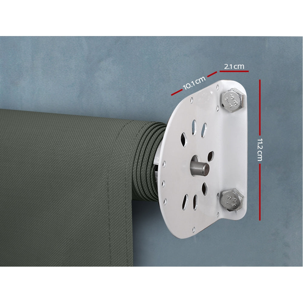 Instahut Window Fixed Pivot Arm Awning Outdoor Blinds Retractable Canopy3.1x2.1M