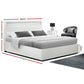 Mars Bed & Mattress Package with 34cm Mattress - White Double