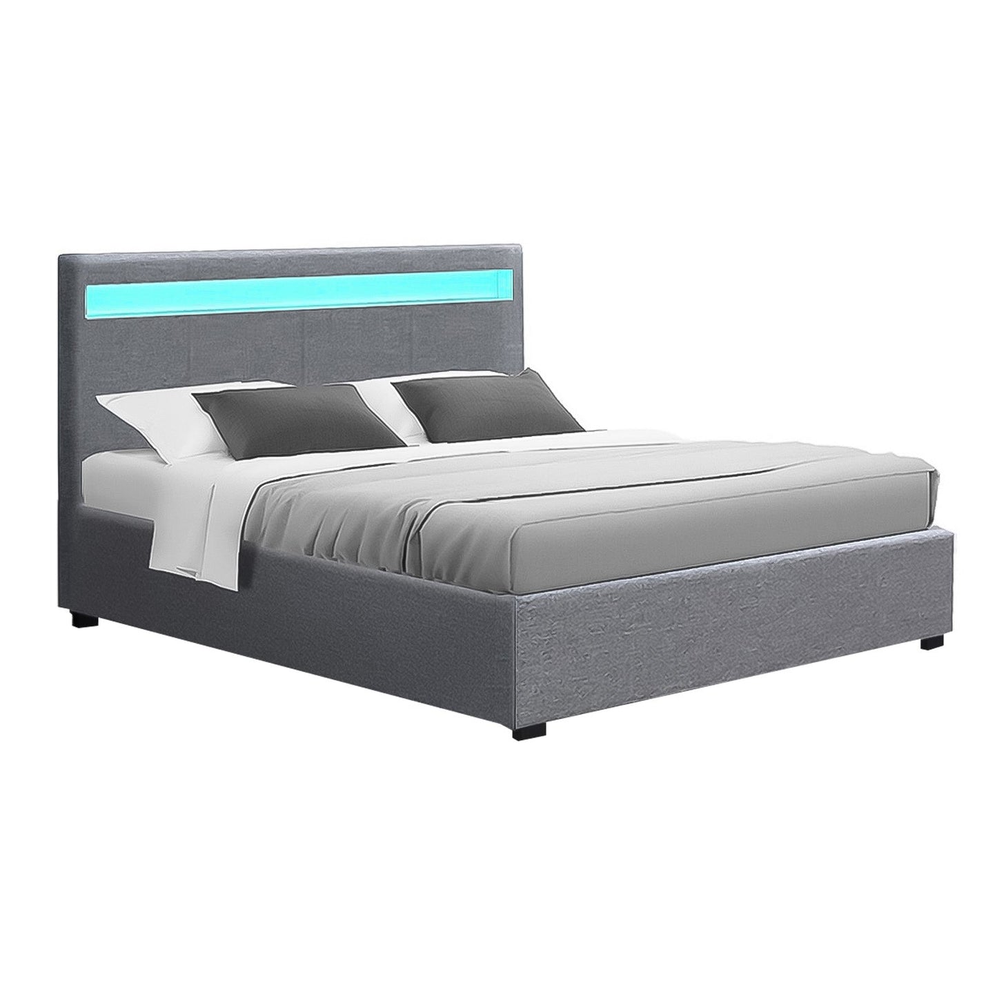 Pyrope 24cm Bed & Mattress Package - Grey Queen