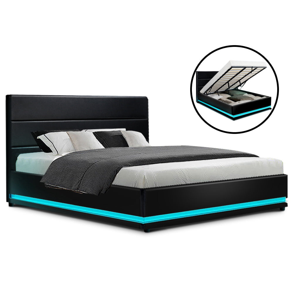 Venus Bed & Mattress Package - Black King