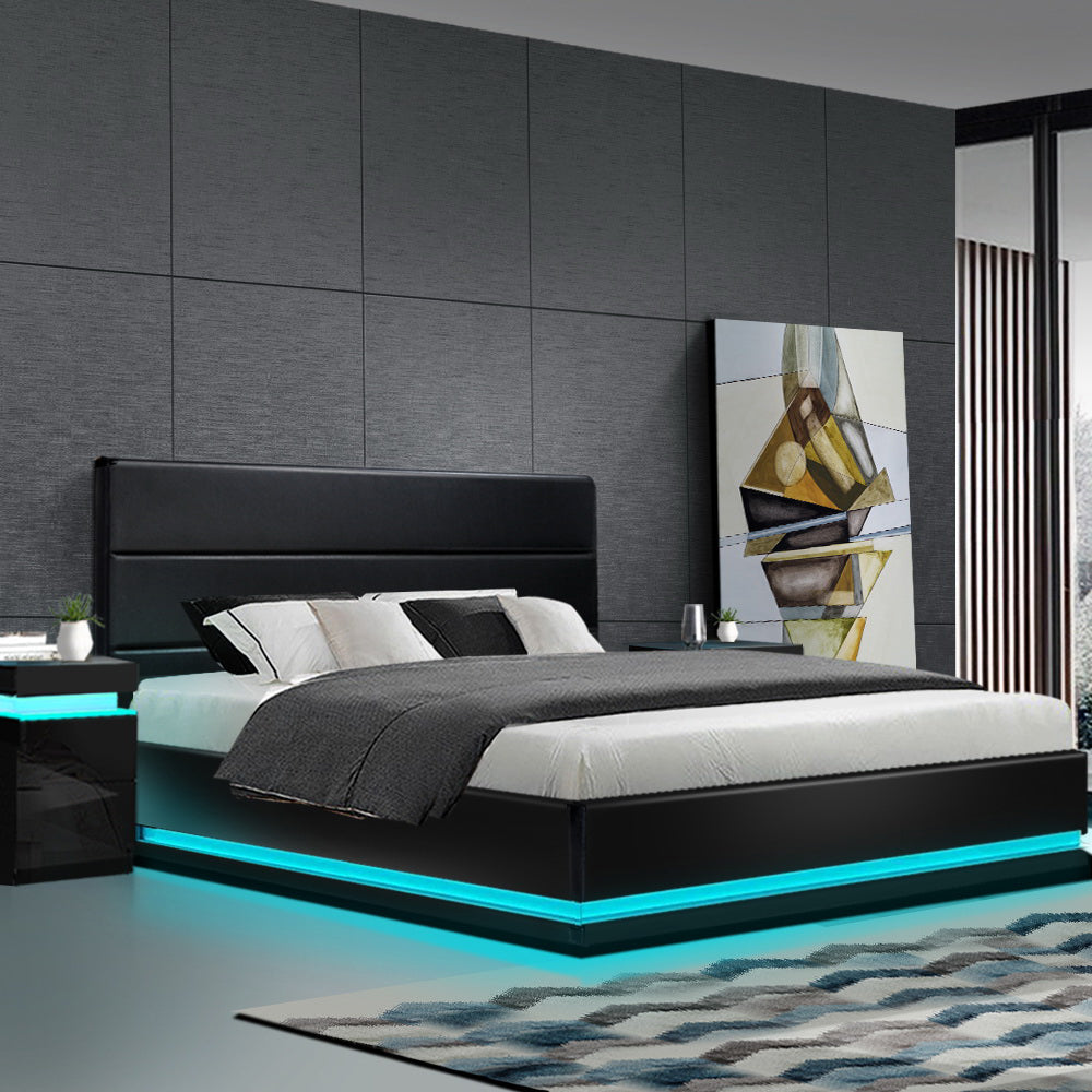 Venus Bed & Mattress Package - Black King