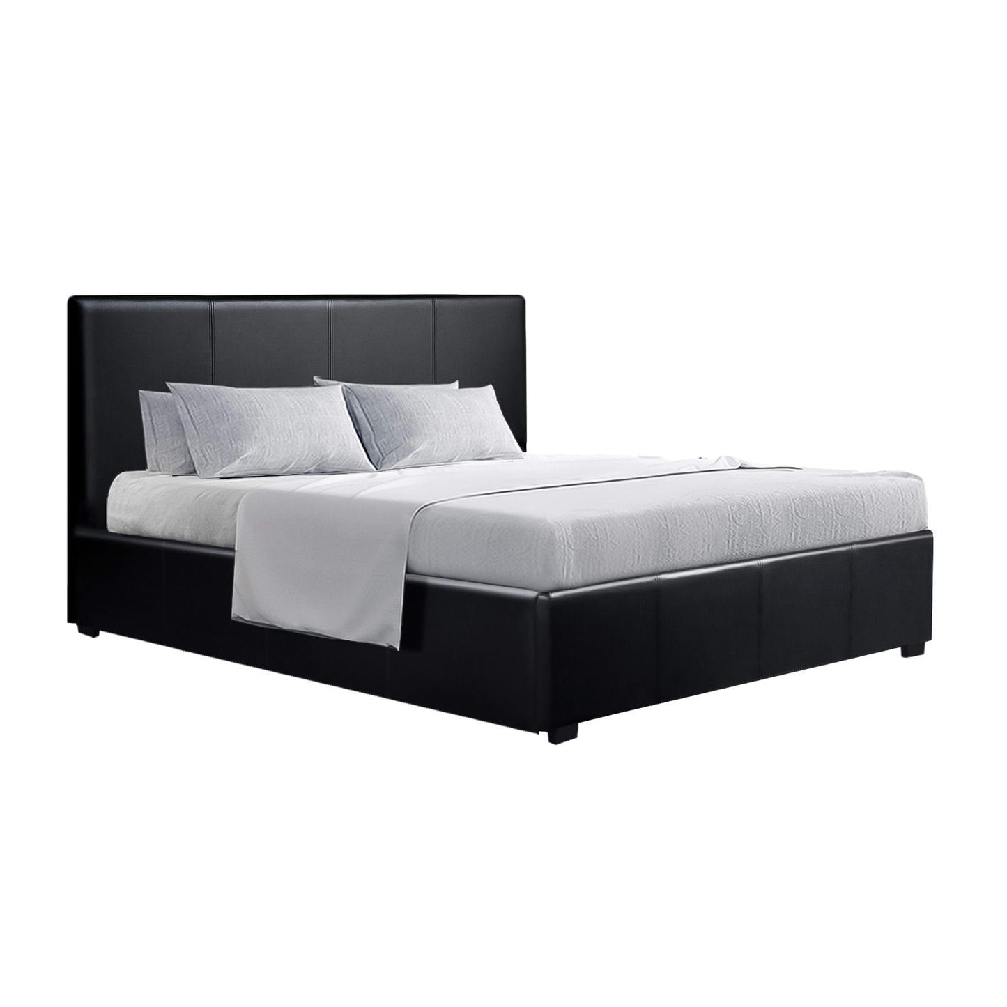 Ruby Bed & Mattress Package - Black Queen
