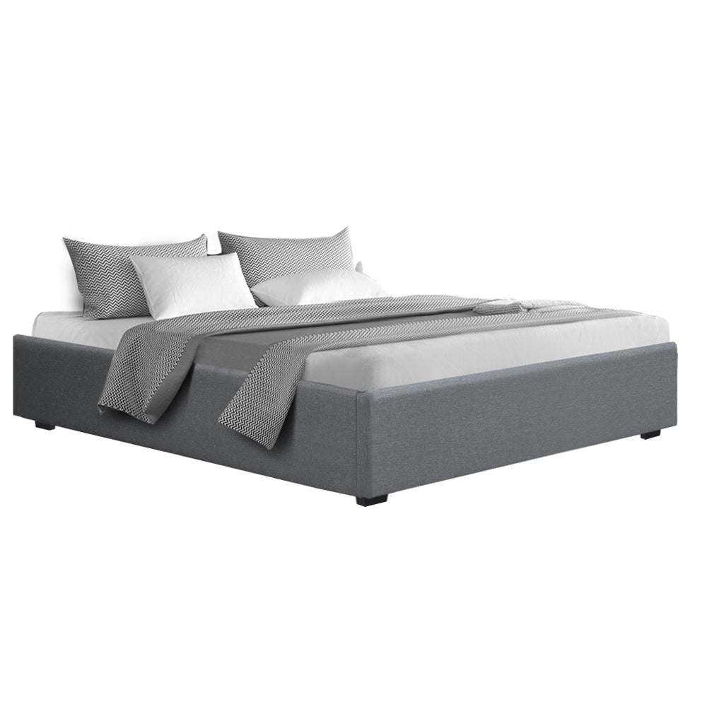 Mercury Bed & Mattress Package - Grey King