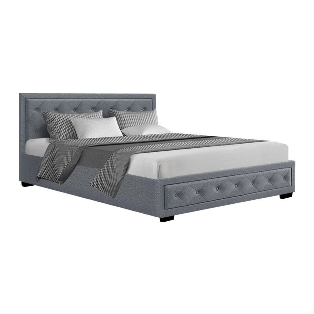 Amethyst Bed & Mattress Package - Grey Queen