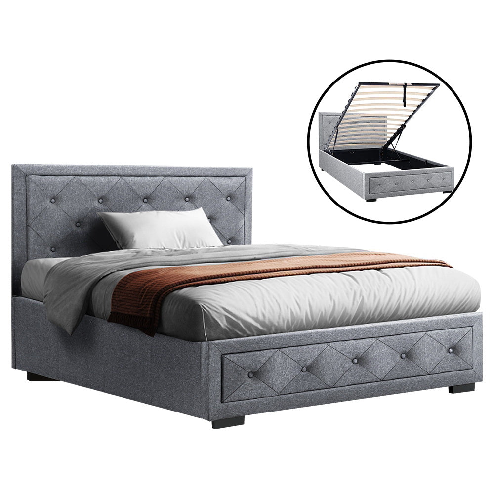 Amethyst Bed & Mattress Package - Grey King Single