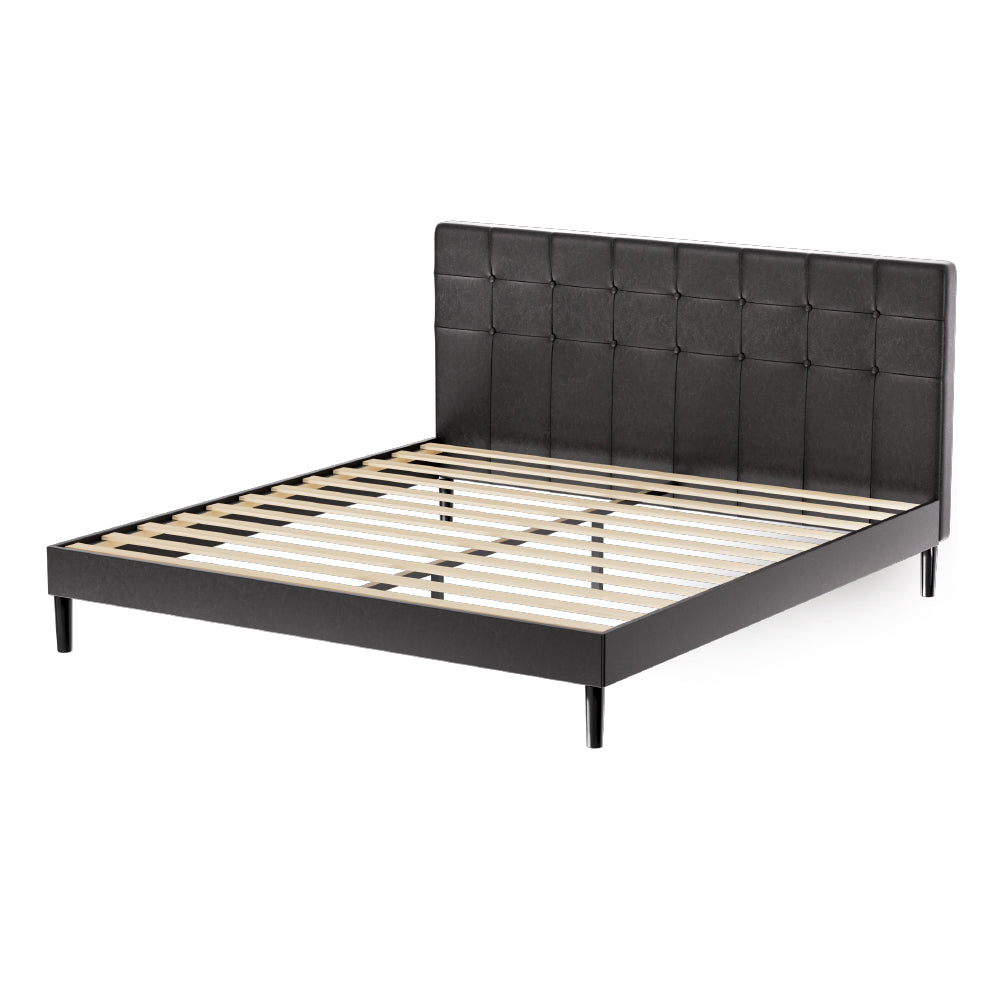 Epidote Bed & Mattress Package with 34cm Mattress - Black King