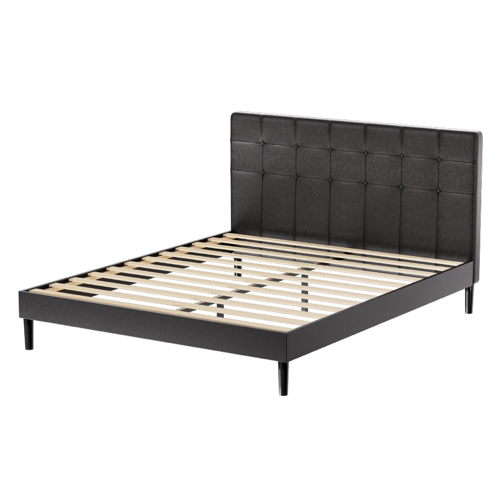 Epidote Bed & Mattress Package with 32cm - Black Queen