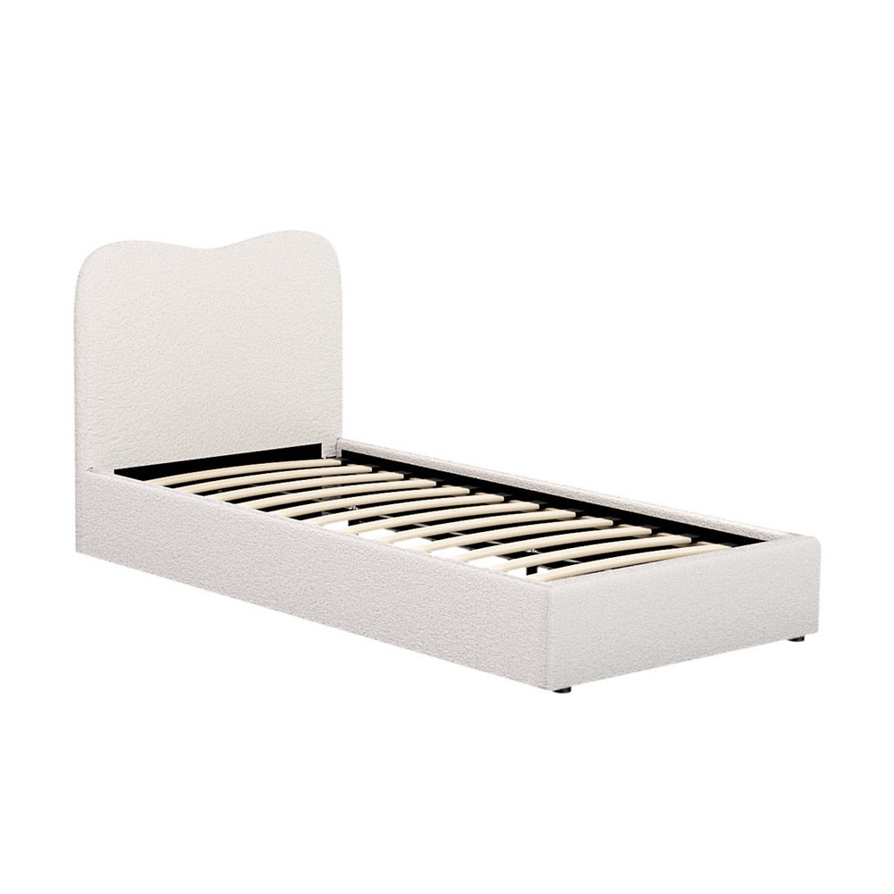 Grace Bed & Mattress Package with 32cm Mattress - Beige Single