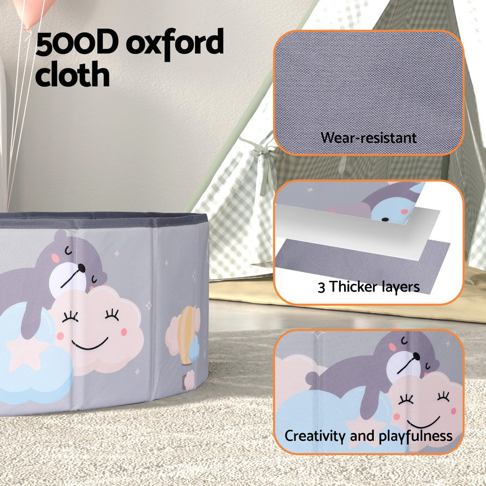 Kids Ball Pool Pit Toddler Ocean Play Foldable Child Playhouse Storage Bag