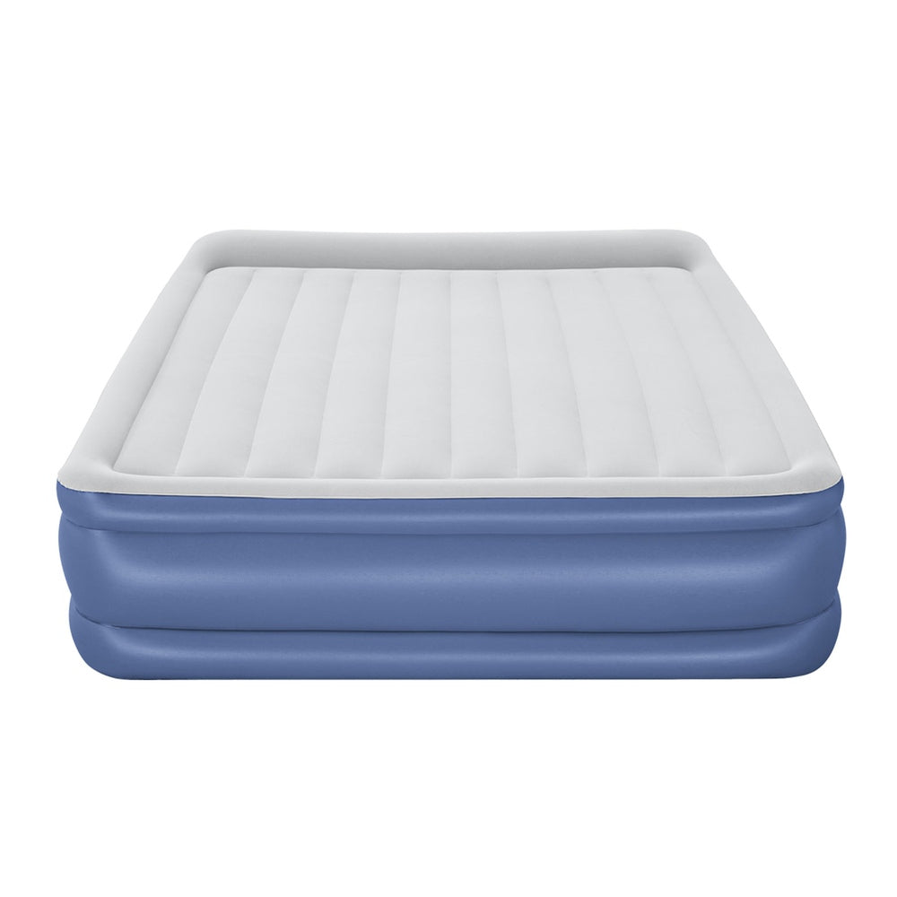 Factory Buys 56cm Air Mattress Inflatable Bed Airbed - Blue King