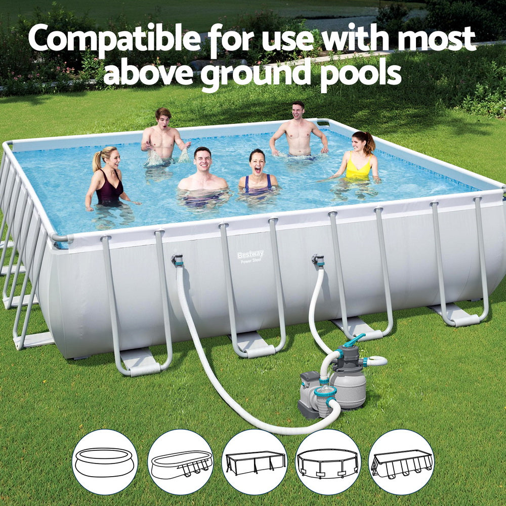 Pool Pump Sand Filter 1500GPH 5678L/H Pools Flowclear™ Filters