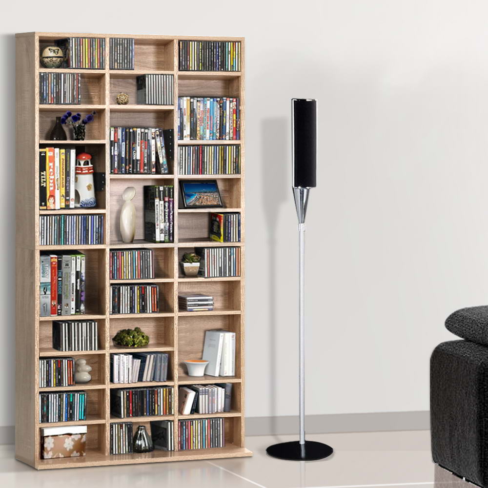 Artiss Bookshelf Cd Storage Rack - Bert Oak