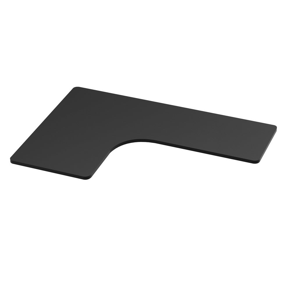 Artiss Standing Desk Top L-Shape Black 160cm