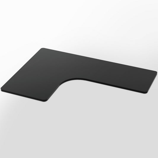 Artiss Standing Desk Top L-Shape Black 160cm