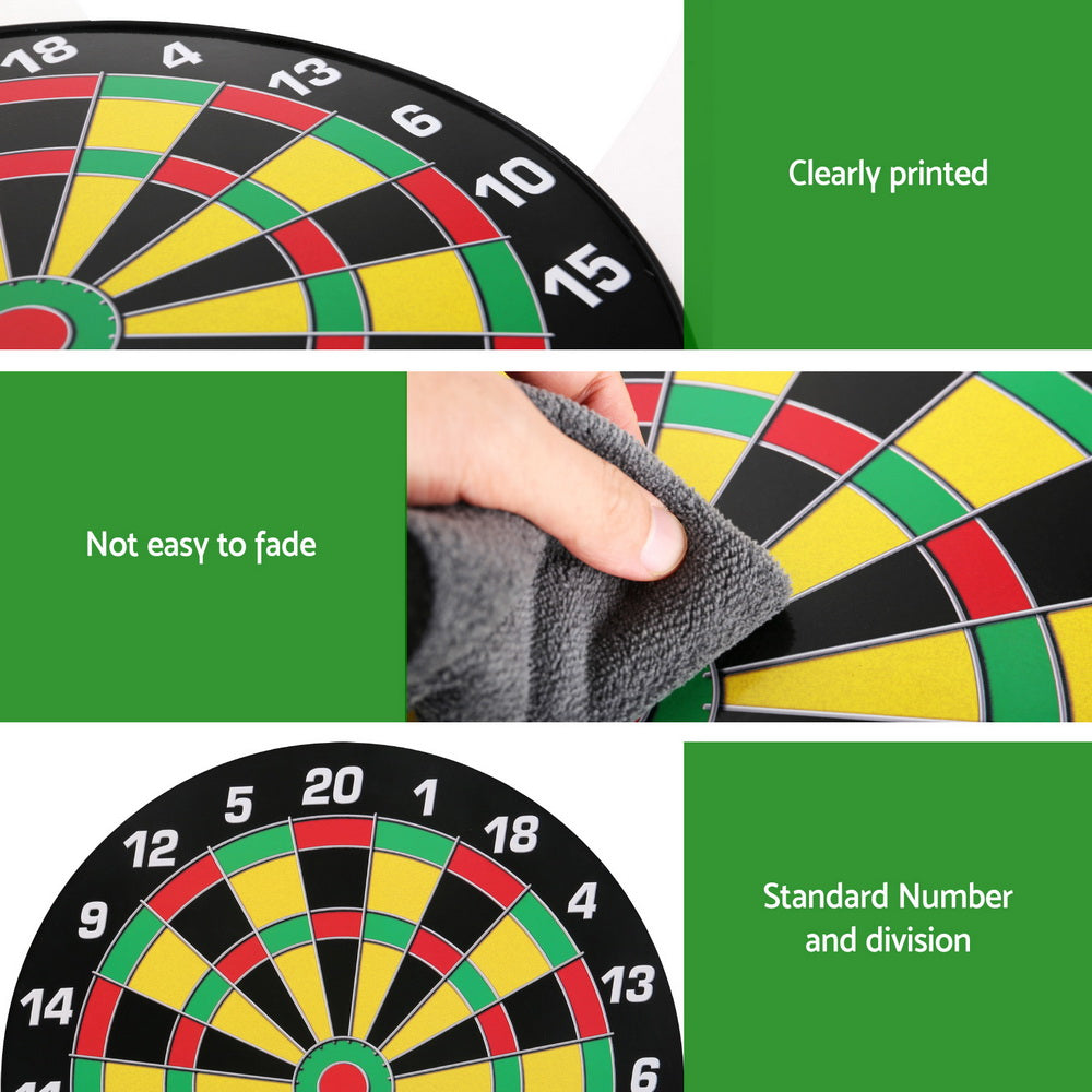 16" Magnetic Dart Board Set Dartboard Kid Adult Party Game Gift Toy