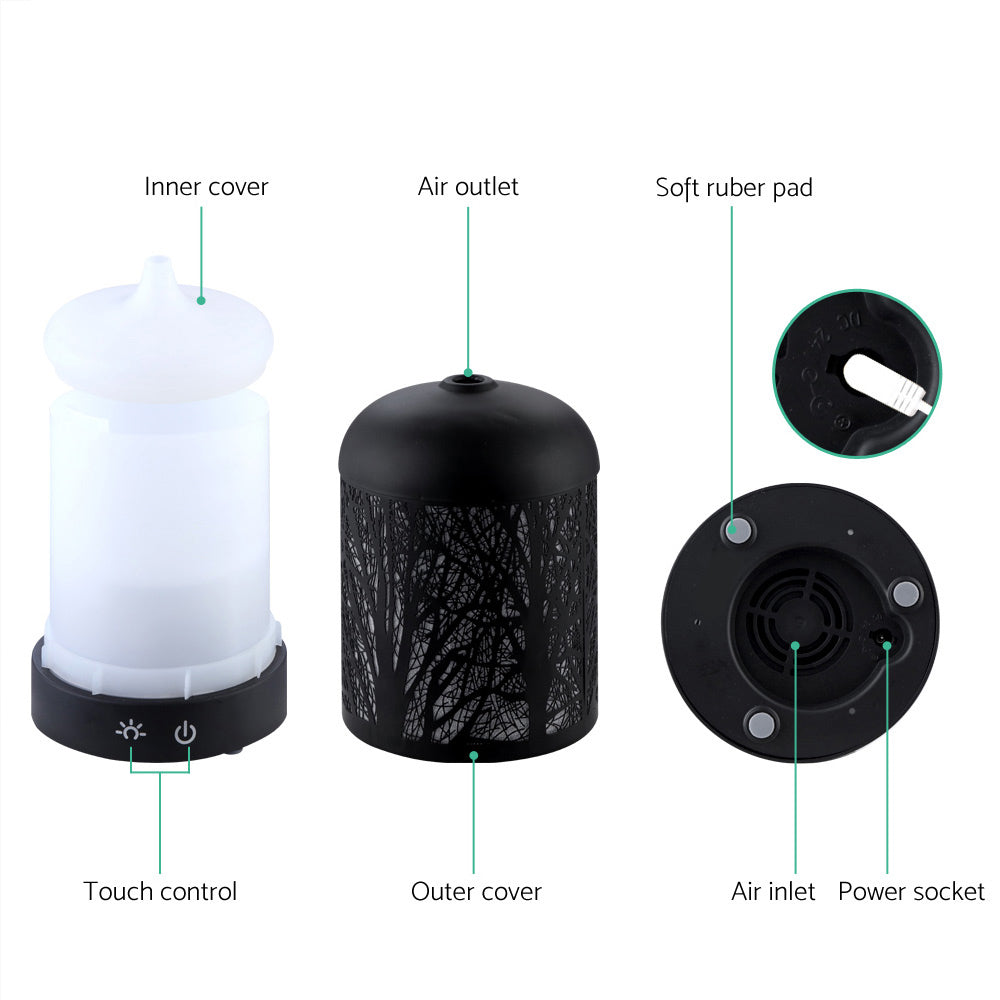 Aroma Diffuser Aromatherapy Black 160ml