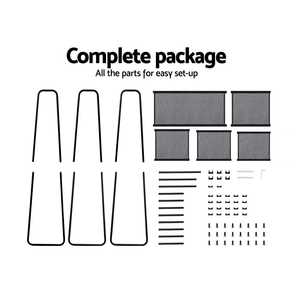 Wardrobe Clothes Rack Airer Coat Stand Closet 150cm