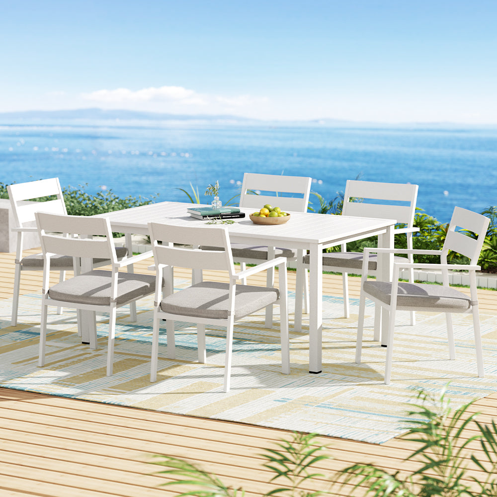 Harvey Norman Lounge Dining Set Outdoor Makena 6-Seater