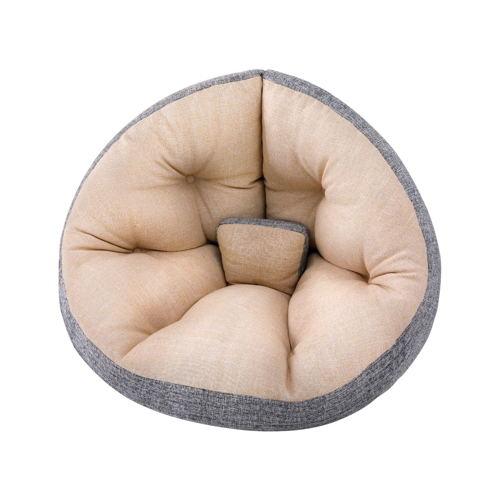 Milou Floor Lounge Sofa Bed Chair Foldable Washable - Beige
