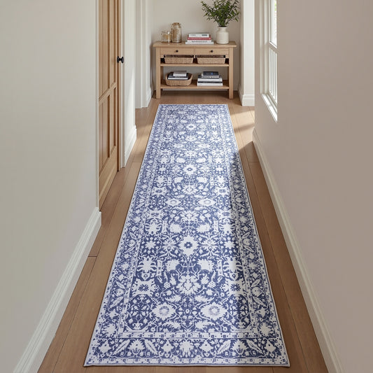 Darienne 80x300cm Darienne 80x300cm Hallway Runner Rug Soft Velvet Washable Modern Kitchen Mat
