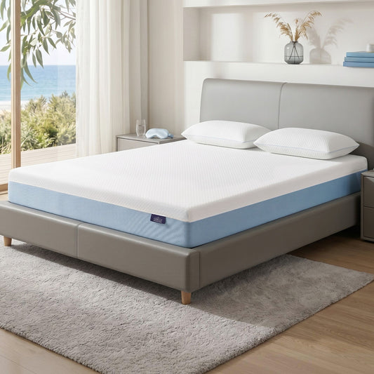Ortona 22cm Cooling Gel Memory Foam Mattress Medium Firm - Double
