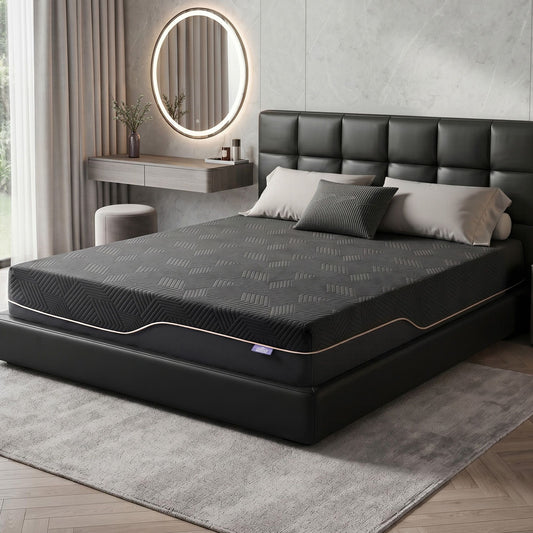 Zarina 30cm Cooling Memory Foam Mattress Medium Firm with Gel Comfort - Double
