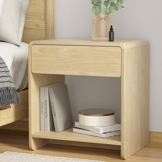 Winnipeg Wooden Bedside Tables - Pine