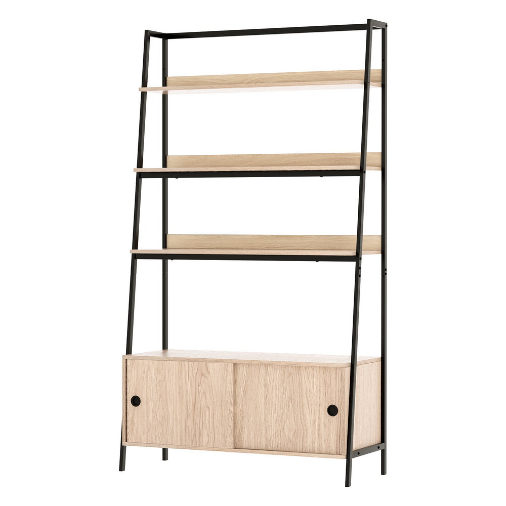 Artiss Bookshelf 5 Tier Cube Cabinet Mira Oak