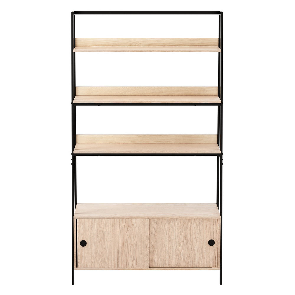 Artiss Bookshelf 5 Tier Cube Cabinet Mira Oak
