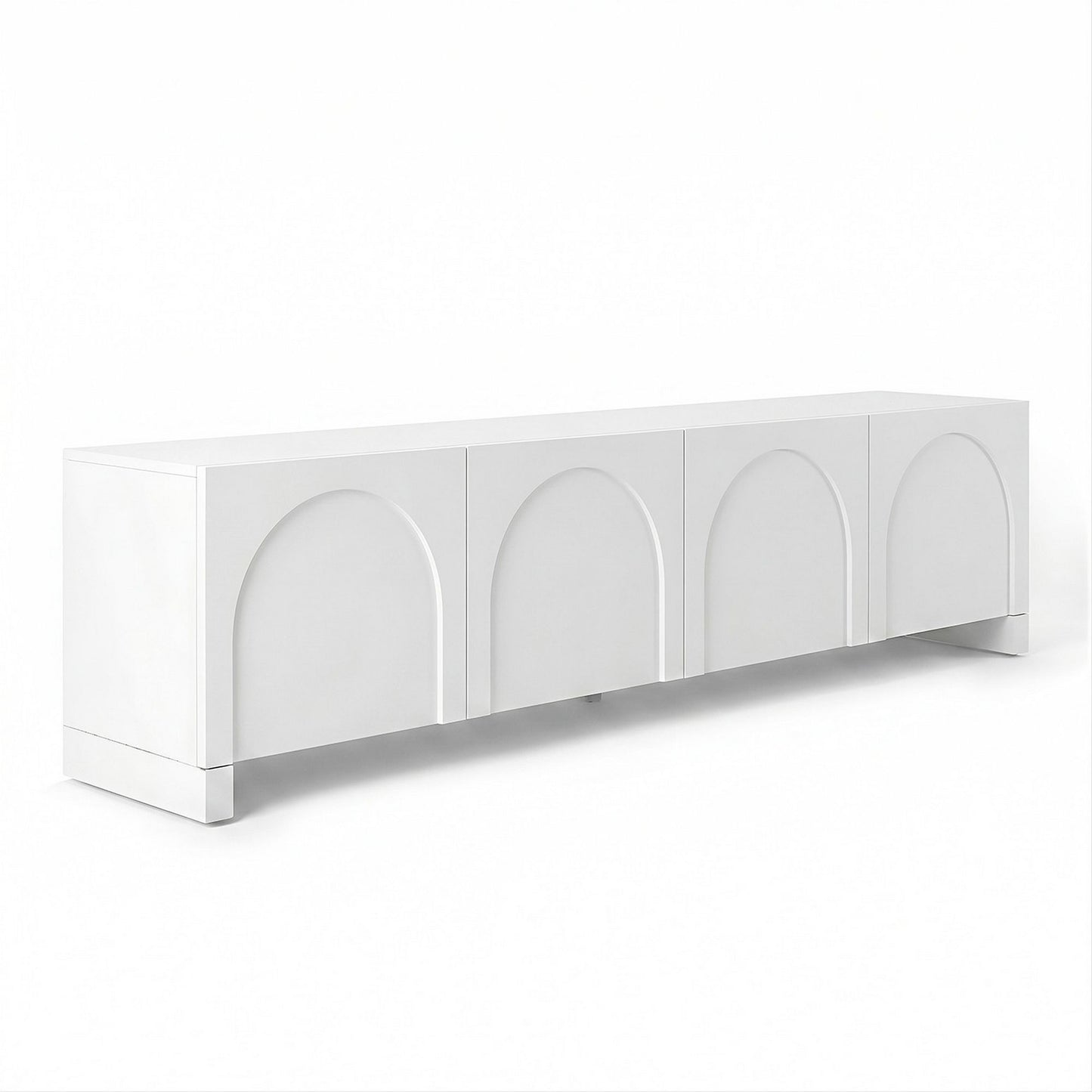 Henrik 180cm TV Unit Entertainment Unit Storage Cabinet Adjustable Shelf - White