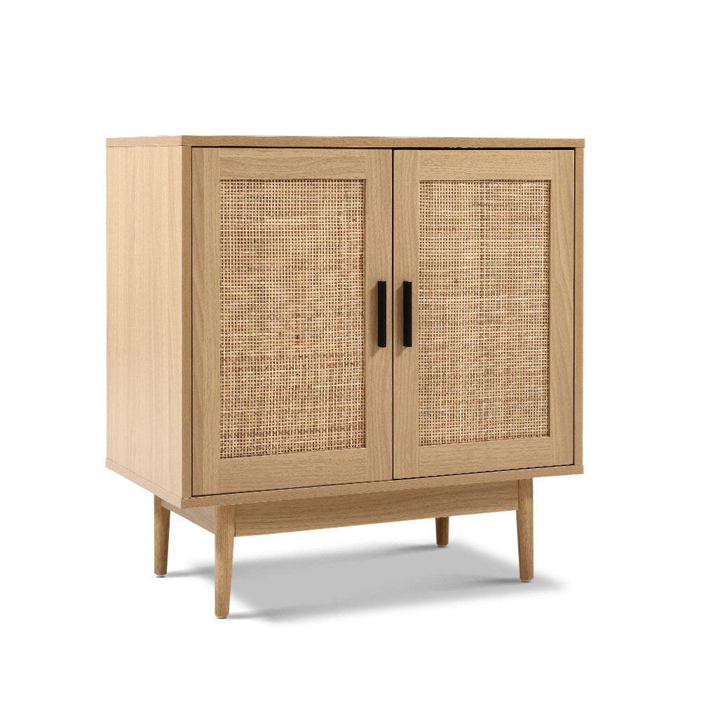 Rowan Rattan Buffet Sideboard 2 Doors - Oak