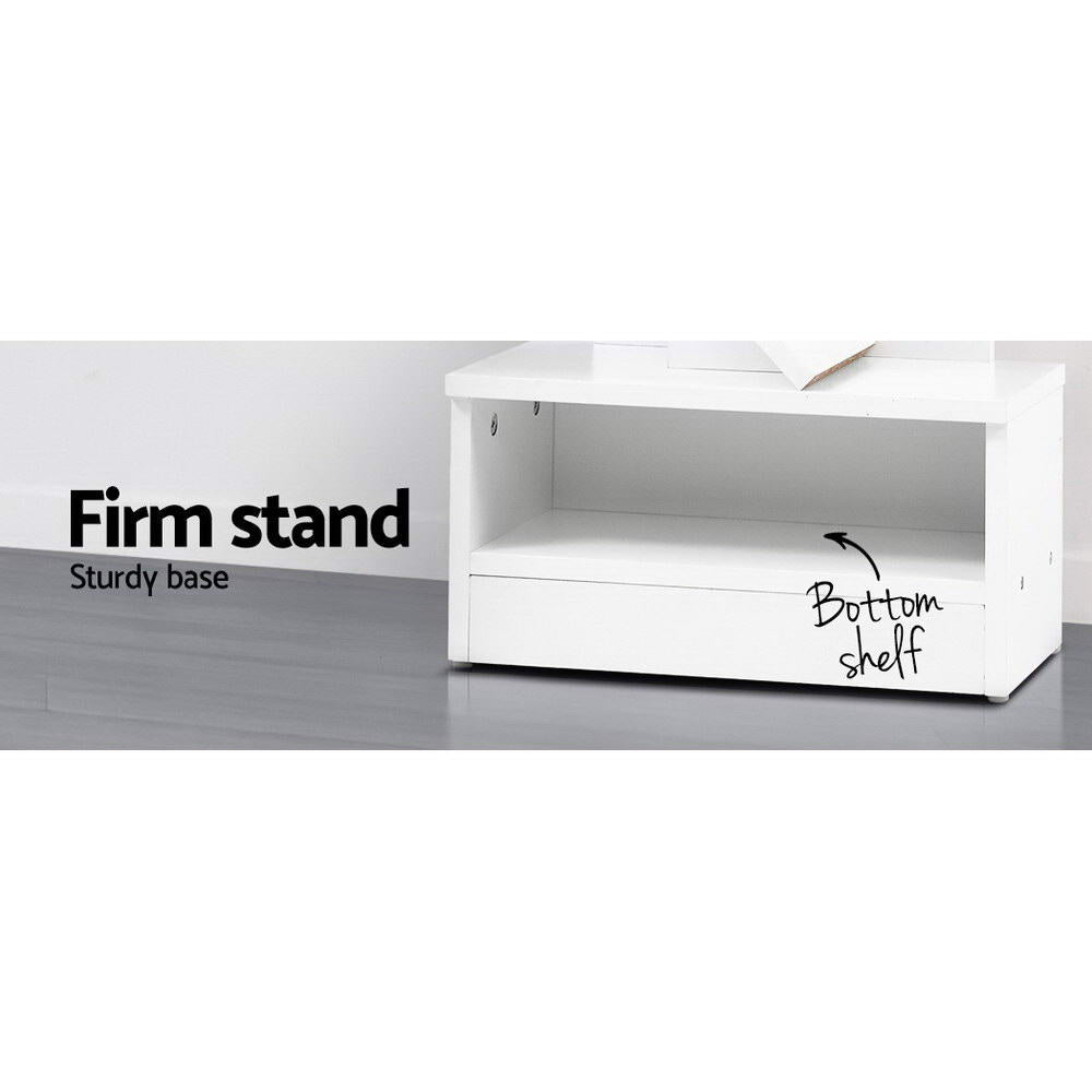 Artiss Tree Bookshelf 9 Tiers - Echo White