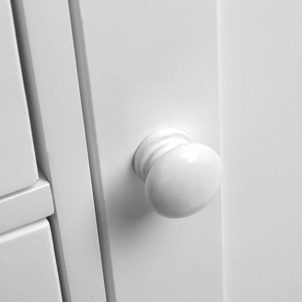 Bathroom Tallboy Storage Cabinet - White