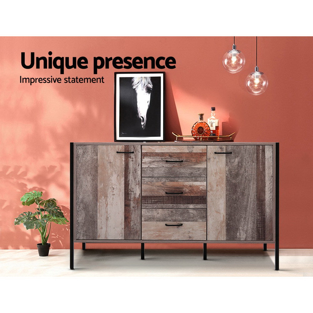Stellan Wooden Buffet Sideboard - Wood