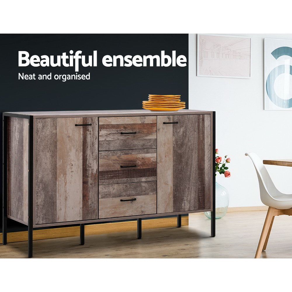 Stellan Wooden Buffet Sideboard - Wood
