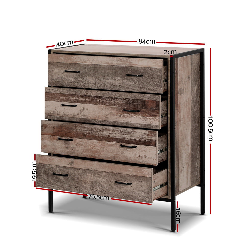Artiss 4 Chest of Drawers