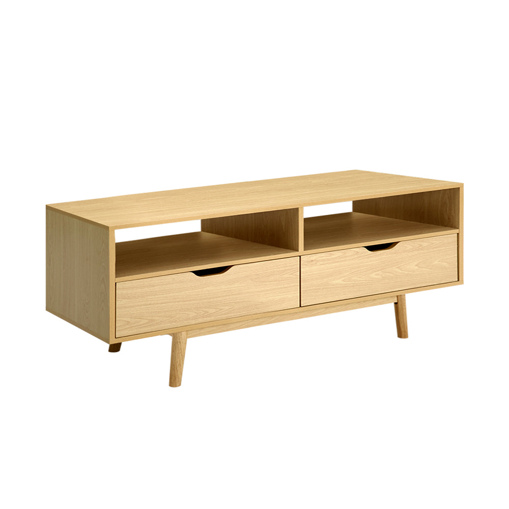 Vali 120cm TV Cabinet Entertainment Unit Stand Wooden Storage Scandinavian - Wood