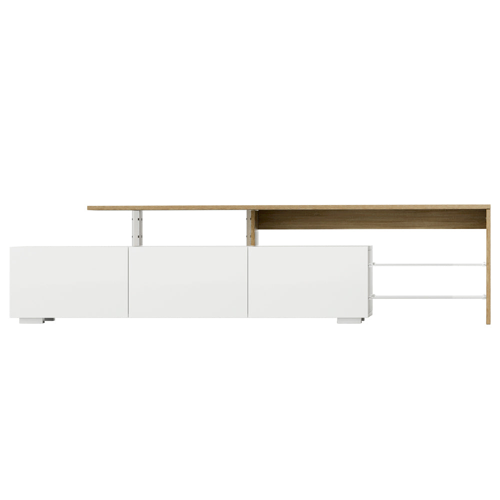 Arvid 180cm TV Cabinet Entertainment TV Unit Stand Furniture With Drawers - Wood