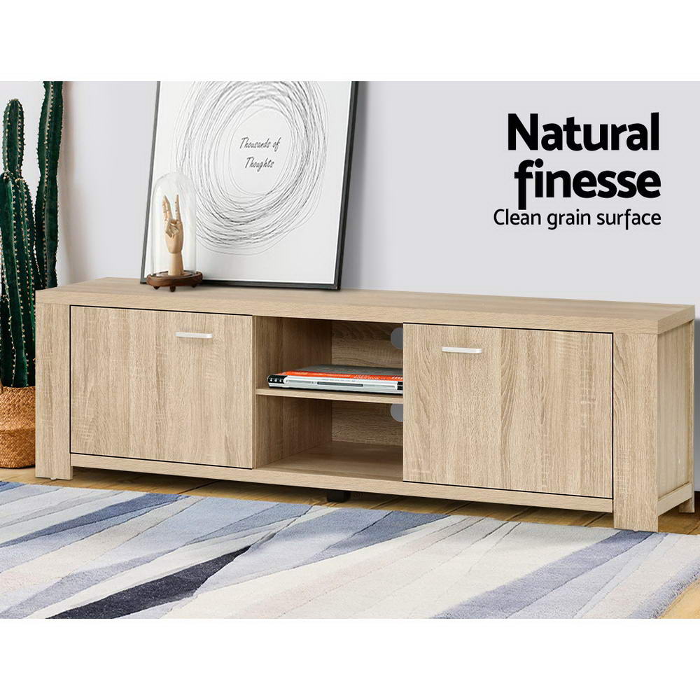 Davin 160cm TV Cabinet Entertainment Unit - Pine