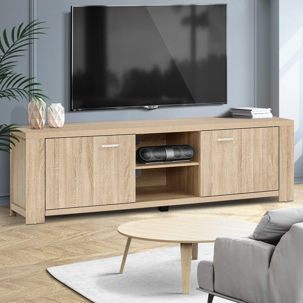 Davin 160cm TV Cabinet Entertainment Unit - Pine