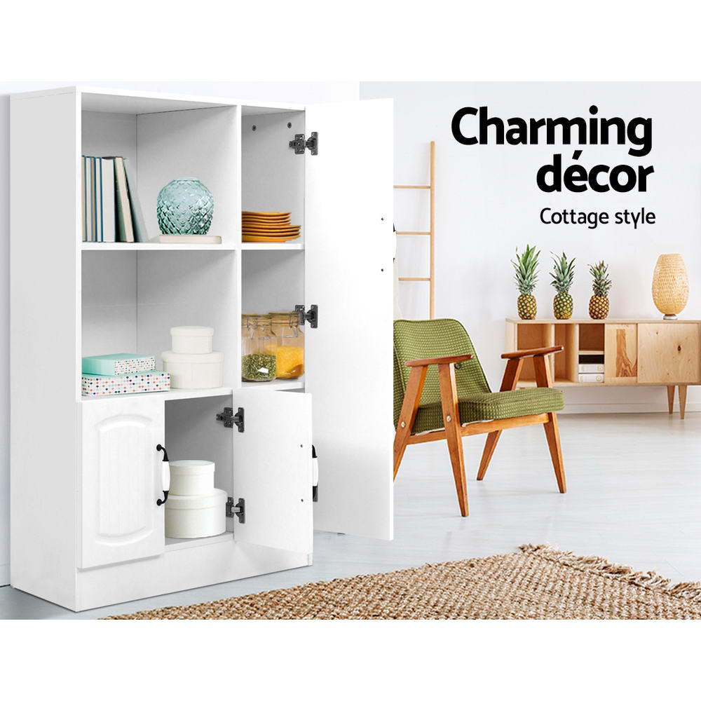 Alaric Wooden Buffet Sideboard - White